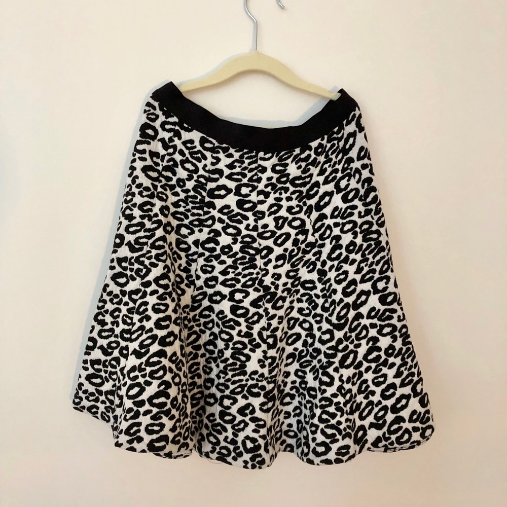Rebecca Taylor leopard skirt